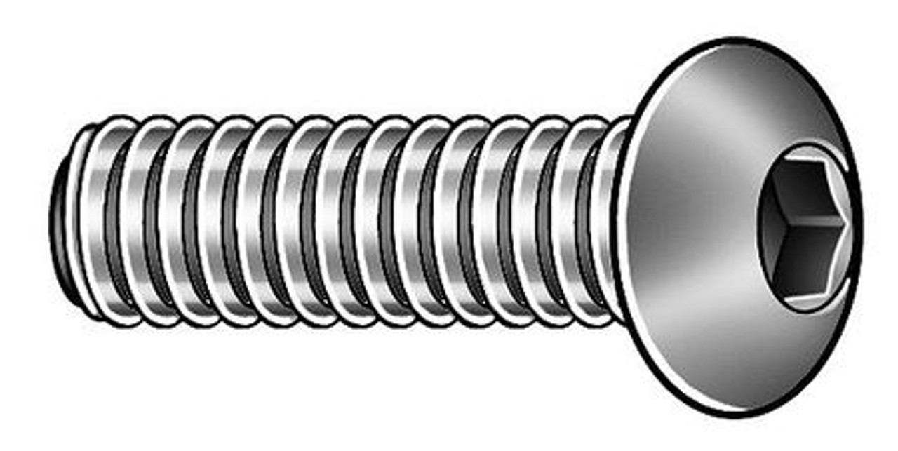 CAMCAR BHSD0060050CP-PK100 SKT CAP SCREW BTN 6-32X1/2 PK100