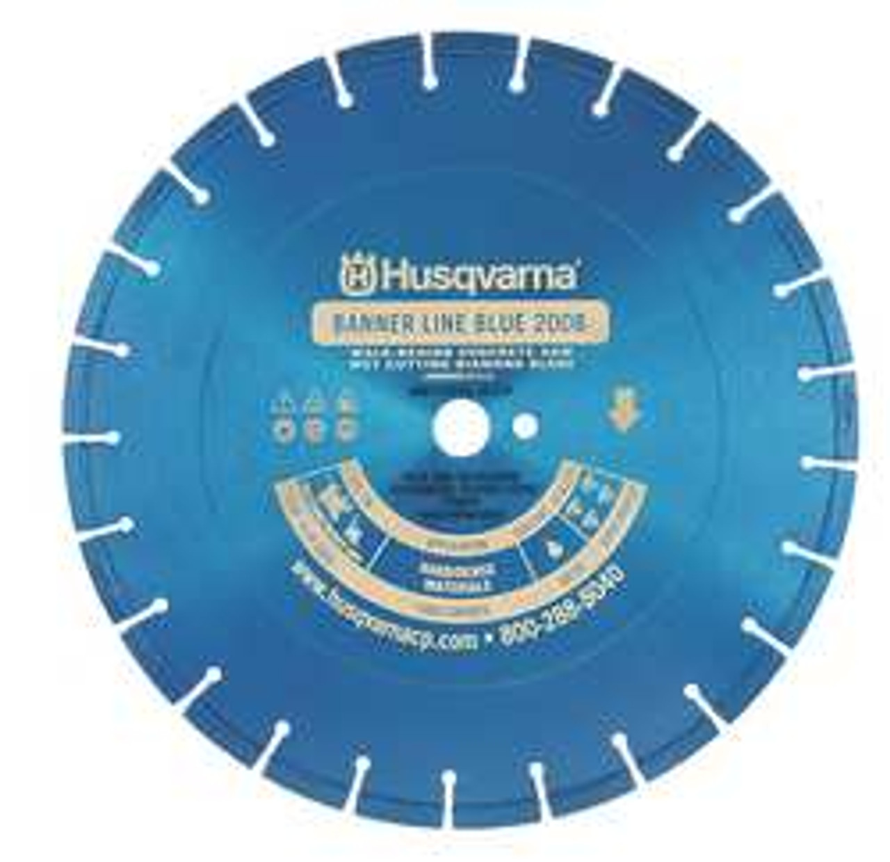 HUSQVARNA Blue200B-26 DIAMOND SAW BLADE SEG. 26 IN CURED CNCRT