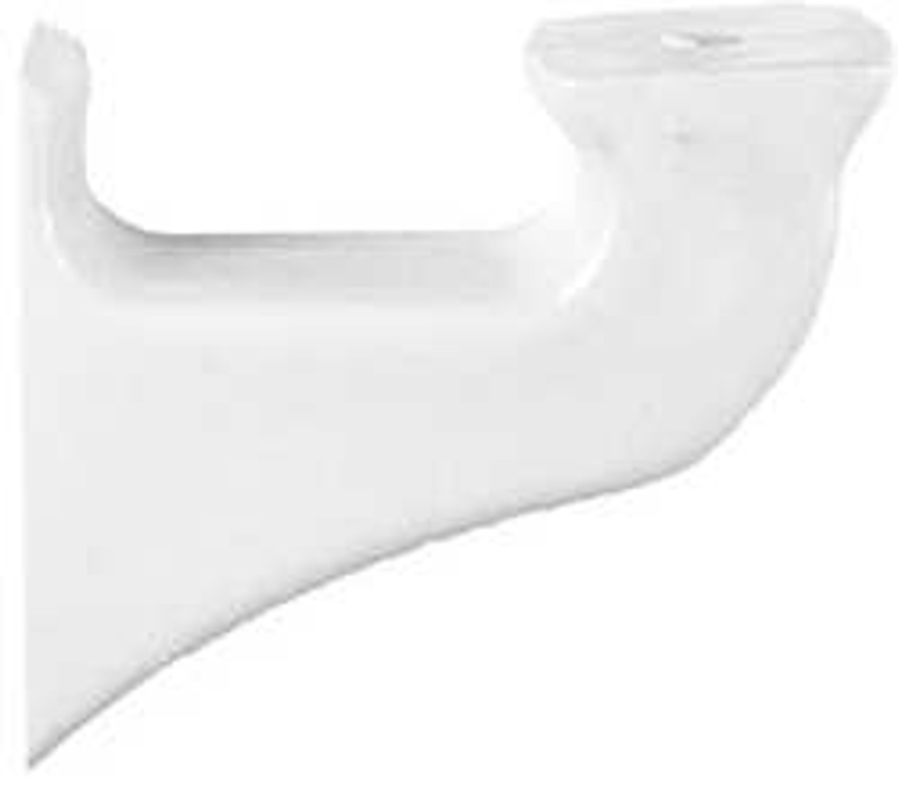 PAWLING CORP BR-1206-0-301 H3481 HANDRAIL BRACKET LINEN WHITE PAWLING CORP BR-1206-0-301 H3481 HANDRAIL BRACKET LINEN WHITE