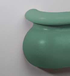 PAWLING CORP BRR-625-0-377 H3471 RIGHT HANDRAIL RETURN TEAL