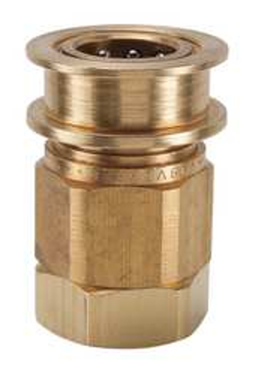 SNAP-TITE BVEAC6-6F COUPLER BODY 3/8-18 BODY BRASS