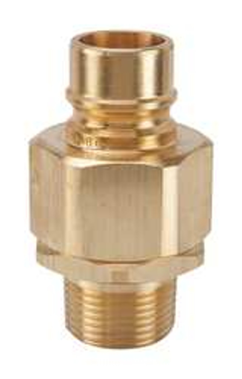 SNAP-TITE BVHN8-8M COUPLER NIPPLE 1/2-14 BODY BRASS