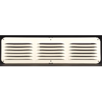 LOMANCO, INC. C416W WHITE ALUM CORNICE VENT       