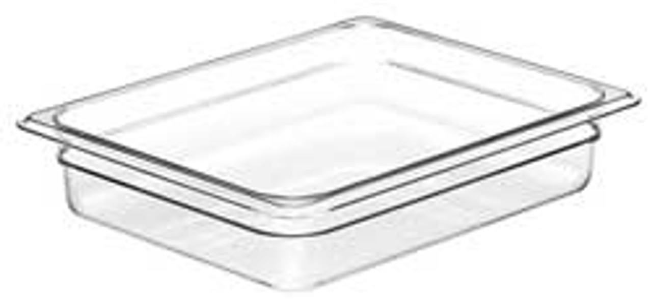 CAMBRO MANUFACTURING CA22CW135 FOOD PAN HALF SIZE CLEAR PK 6