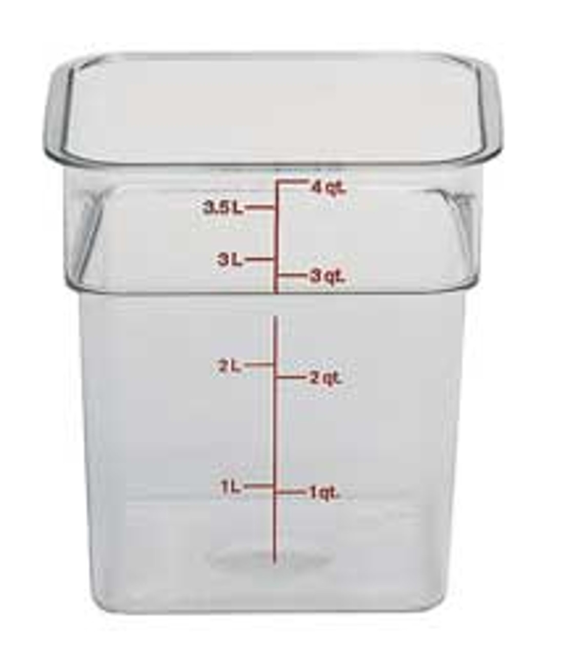 CAMBRO MANUFACTURING CA4SFSCW135 CONTAINER USE LID NO 4UJZ6 PK 6