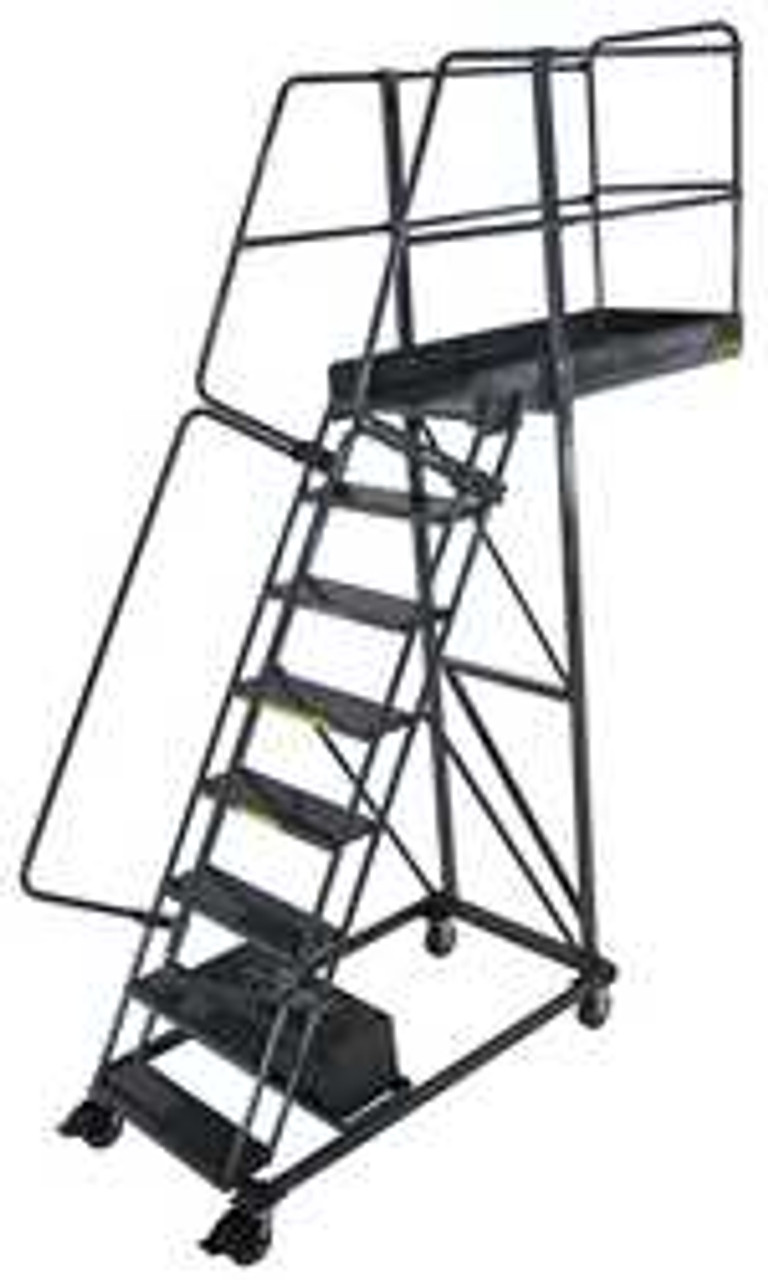 BALLYMORE CL-8-35 ROLLING LADDER 300 LB. 122 IN H 8 STEPS BALLYMORE CL-8-35 ROLLING LADDER 300 LB. 122 IN H 8 STEPS
