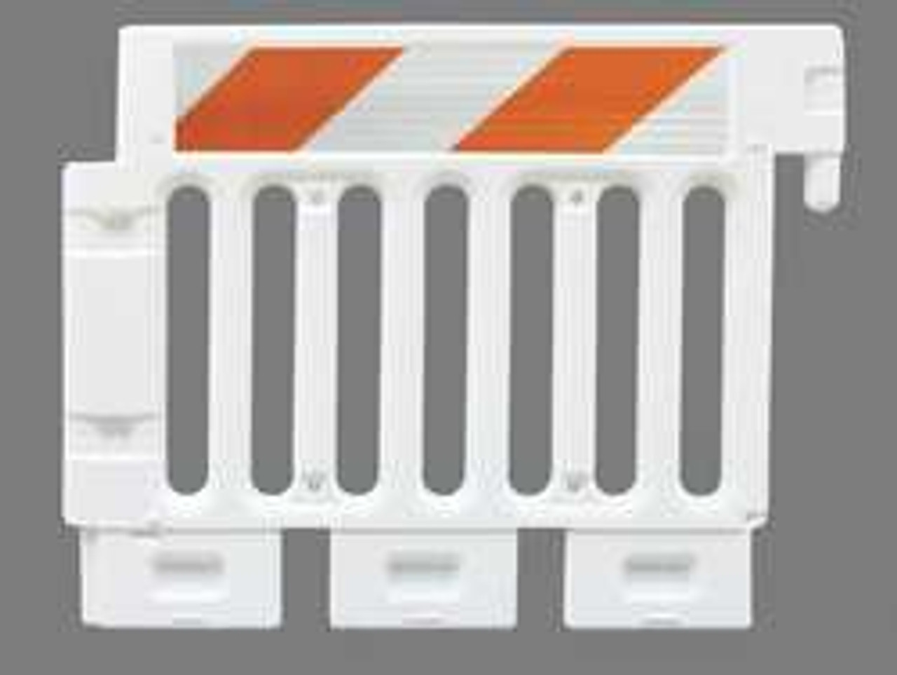 PLASTICADE CSP-SW40-W-HIPFRHL H6509 CROWD/TRAFFIC CONTROL BARRICADE WH