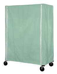 EAGLE GROUP CZC-54-2448-LG CART COVER 48X24X54 GREEN NYLON ZIPPER
