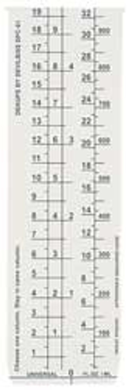 DEVILBISS DPC-61-K10 DISPOSABLE MEASURING GUIDE INSERTS PK10 DEVILBISS DPC-61-K10 DISPOSABLE MEASURING GUIDE INSERTS PK10