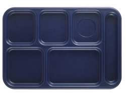 CAMBRO MANUFACTURING EABCT1014186 G4173 TRAY W/ COMPARTMENTS 10X14 NAVY BL
