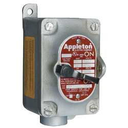 APPLETON ELECTRIC EDS318 TUMBLER SWITCH EDS SERIES 1 GANG 2-POLE