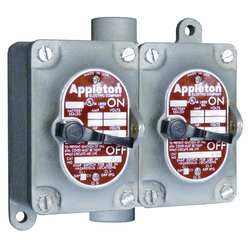 APPLETON ELECTRIC EDSC250-F1 TUMBLER SWITCH EDSC SERIES 2 GANG 1-POLE