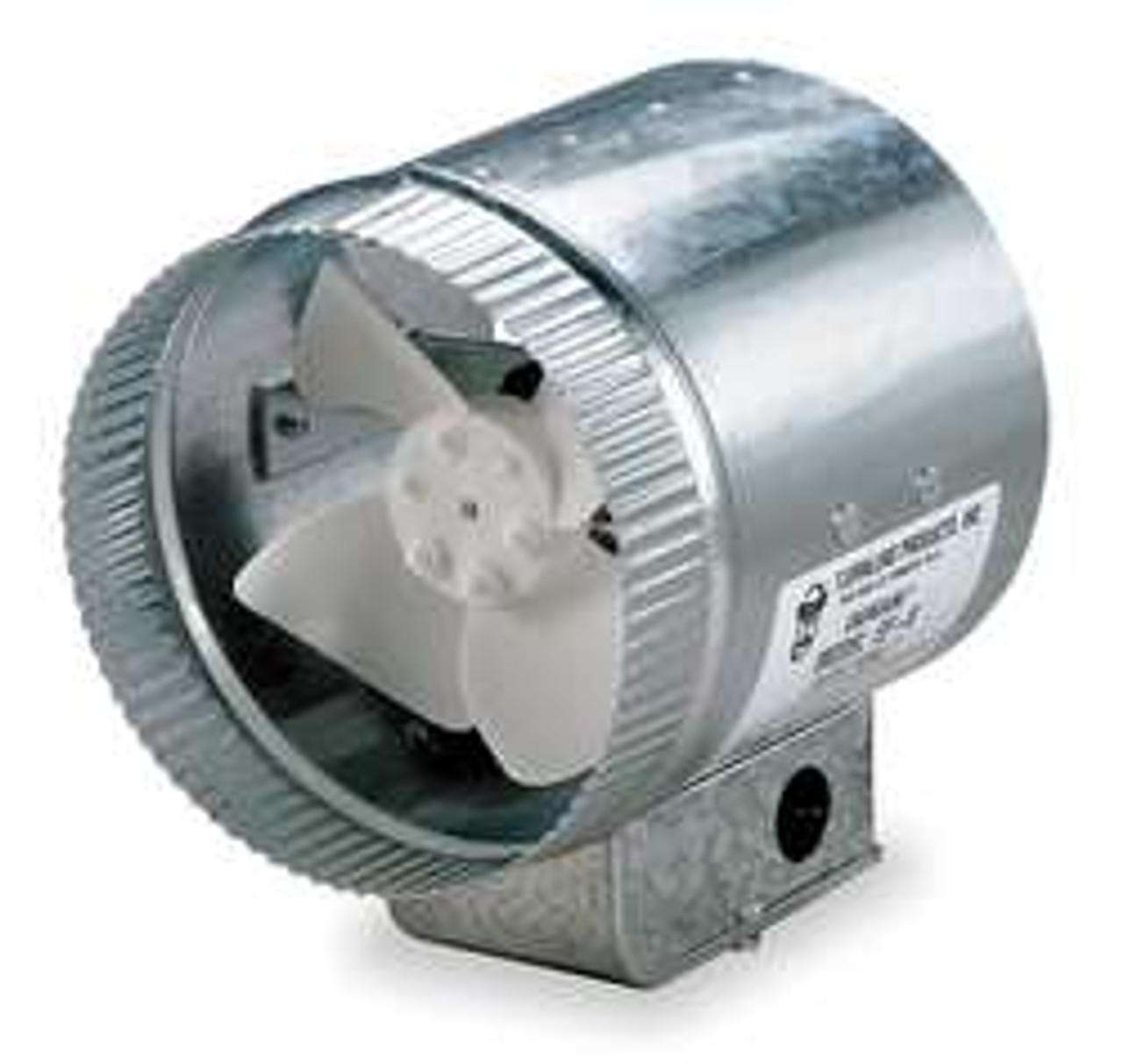 TJERNLUND EF-10 AXIAL DUCT BOOSTER 10 IN DIA.