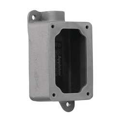 APPLETON ELECTRIC EFDC110A-NL-Q MOUNTING BODY 1GANG 1IN FEEDTHRU CF ALUM
