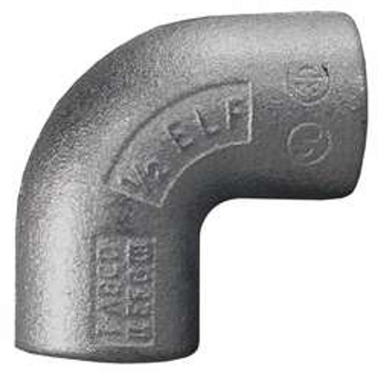 APPLETON ELECTRIC ELF90-100 90DEG FEMALE ELBOW HAZLOC MAL IRON 1IN