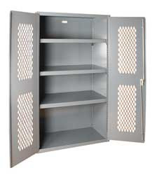 DURHAM MFG CO EMDC-362484-95 3 SHELF VISIBLE STORAGE CABINET