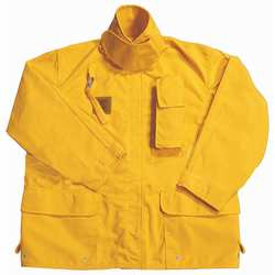 FIRE-DEX FS1J001S TURNOUT COAT YELLOW S NOMEX