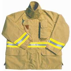 FIRE-DEX FS1J05SM TURNOUT COAT TAN M COTTON