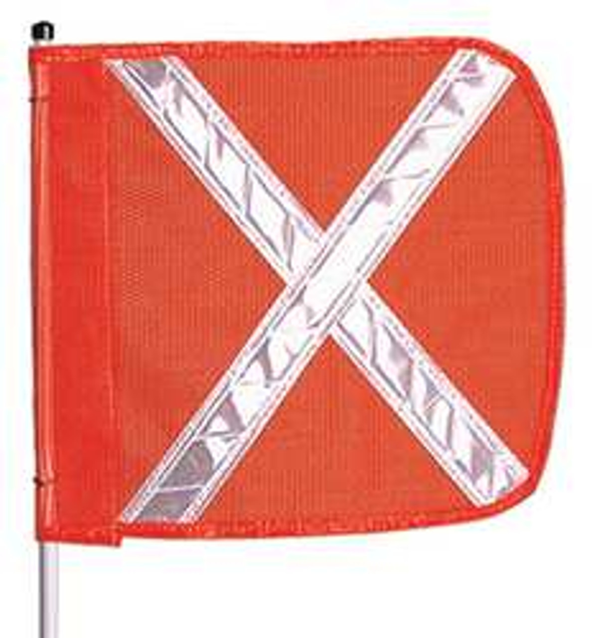 CHECKERS INDUSTRIAL PRODUCTS FS8X WARNING WHIP HD 8 FT INCLUDES X FLAG