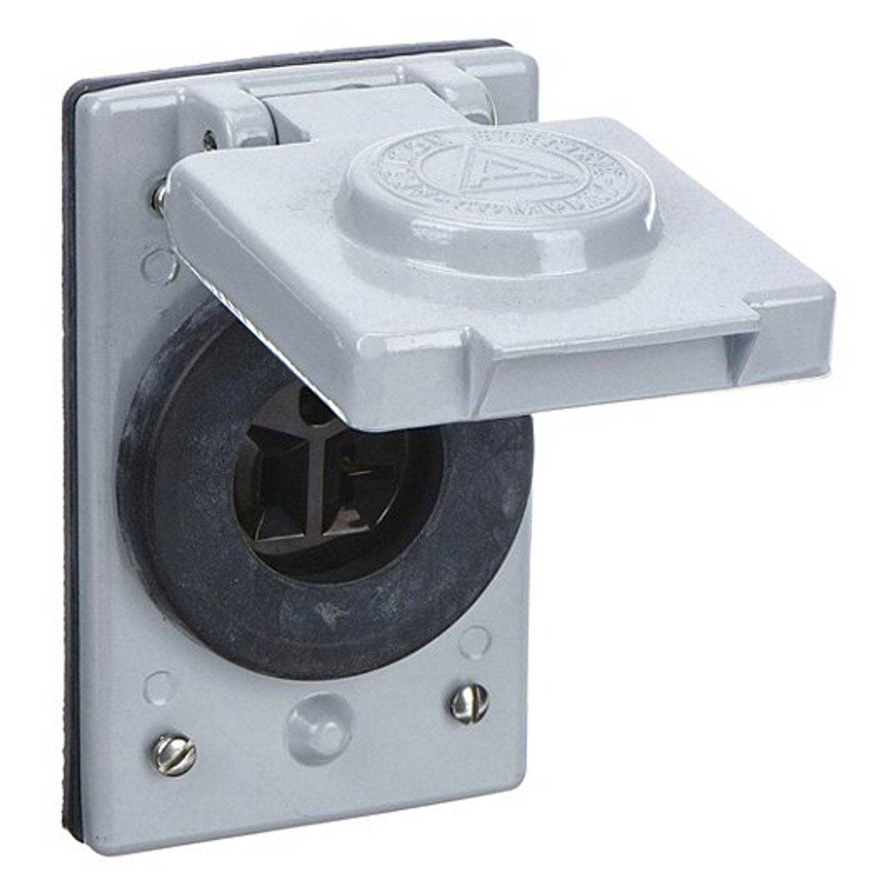 APPLETON ELECTRIC FSKJ5-20 WEATHERPROOF COVER WITH RECEPTACLE GRAY