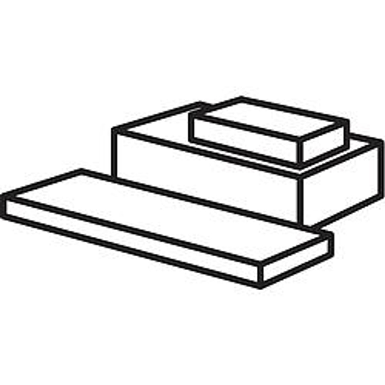 CS HYDE G15-TRB-.5-1X1 RECTANGULAR STOCK 1 FT L 1 IN W PTFE