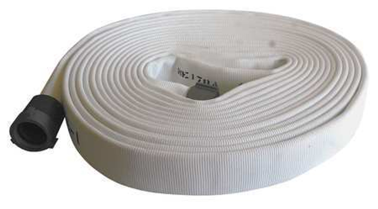 ARMORED TEXTILES G52H175HDW100 ATTACK LINE FIRE HOSE 100 FT. WHITE