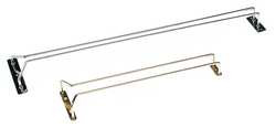 CRESTWARE GHR16 HANGING GLASS RACK GOLD 16 IN