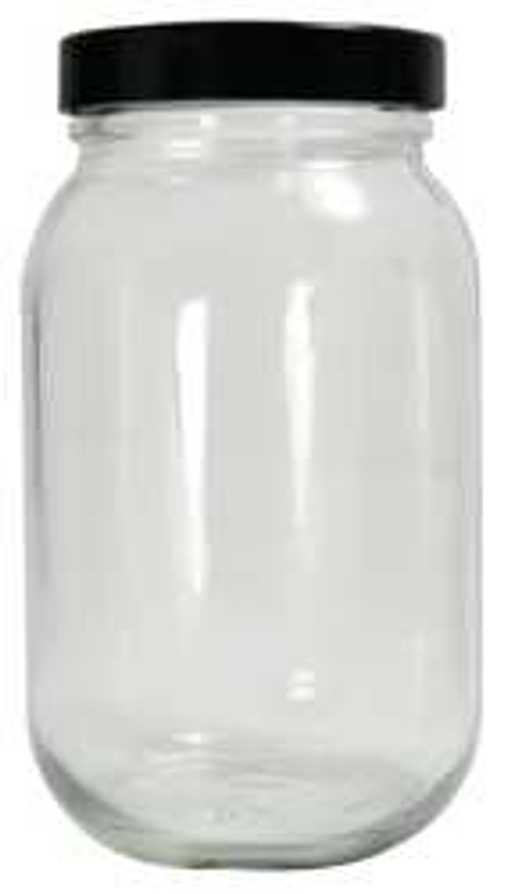QORPAK GLC-01844 PRECLEANED BOTTLE 960ML GLASS WIDE PK12