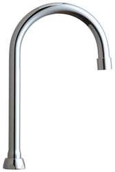 CHICAGO FAUCETS GN2BFCJKABCP SPOUT ASSEMBLY GOOSENECK 5-1/4 IN SPOUT