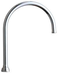 CHICAGO FAUCETS GN8AFCJKABCP SPOUT ASSEMBLY GOOSENECK 8 IN SPOUT