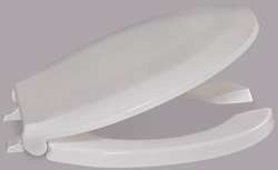 CENTOCO GR460STS-001 TOILET SEAT ROUND OPEN FRONT 16-3/4 IN