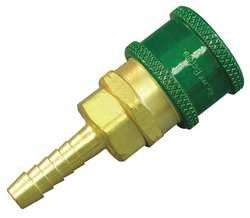 HANSEN GR607SL COUPLER BODY HOSE BARB 1/4 BRASS