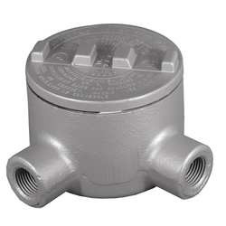 APPLETON ELECTRIC GRL200-A CONDUIT OUTLET BOX HAZLOC L 2 HUB ALUM