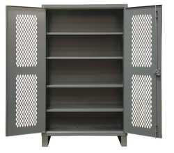 DURHAM MFG CO HDCV244878-4S95 4 SHELF LOCKING STORAGE CABINET