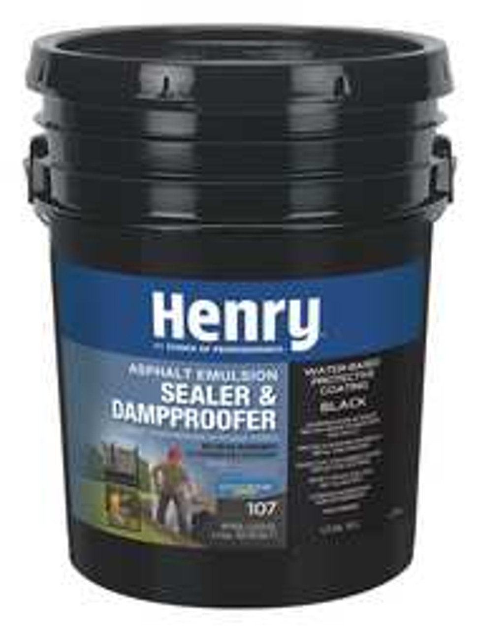 HENRY CO HE107GR571 SEALER AND DAMPPROOFER 4.75 GAL. BLACK HENRY CO HE107GR571 SEALER AND DAMPPROOFER 4.75 GAL. BLACK