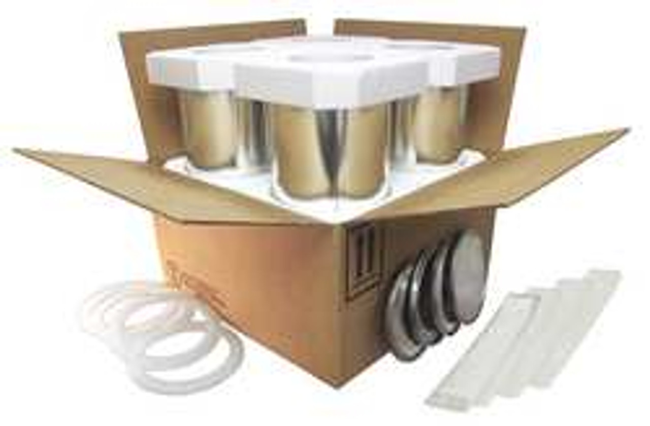 BERLIN HMS-67030 HAZMAT SHIPPING KIT (4) 1 GAL CANS PK20