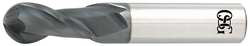 OSG HP421-2362-BN BALL END MILL,SINGLE END,6.00MM,CARBIDE