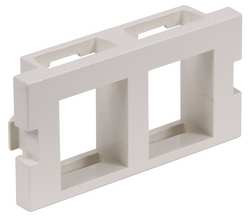 HUBBELL IM2K1OW ISTATION MODULE 2 PORTS WHITE UNLD