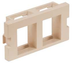 HUBBELL IM2K1TI ISTATION MODULE 2 PORTS IVORY UNLD