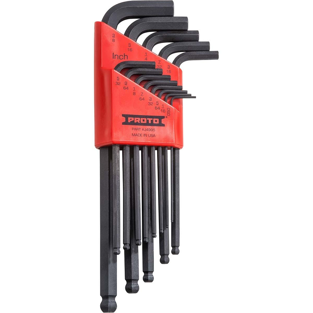 PROTO J4995 PROTO® 13 PIECE ROUND HEAD HEX KEY SET