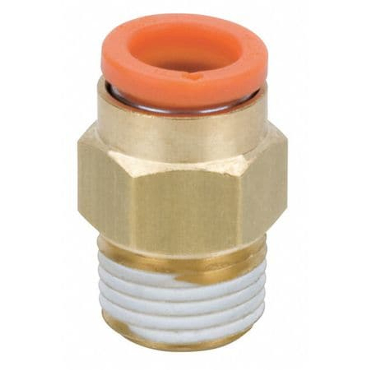 SMC KQ2H07-01AS MALE ADAPTER 1/4 IN. TUBEXMALE BSPT