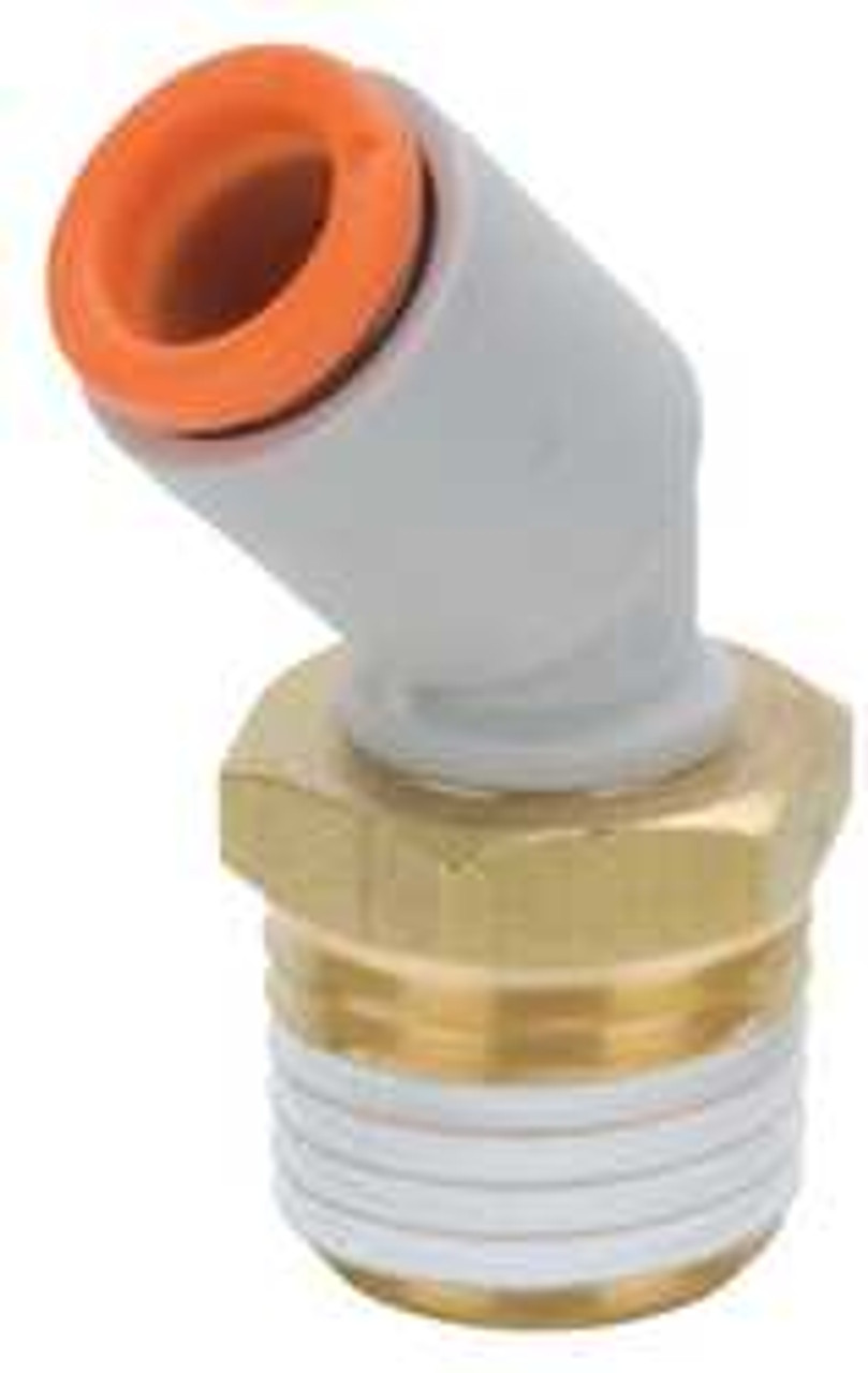 SMC KQ2K13-35AS MALE ELBOW 45 DEG 1/2 IN. TUBEXMNPT