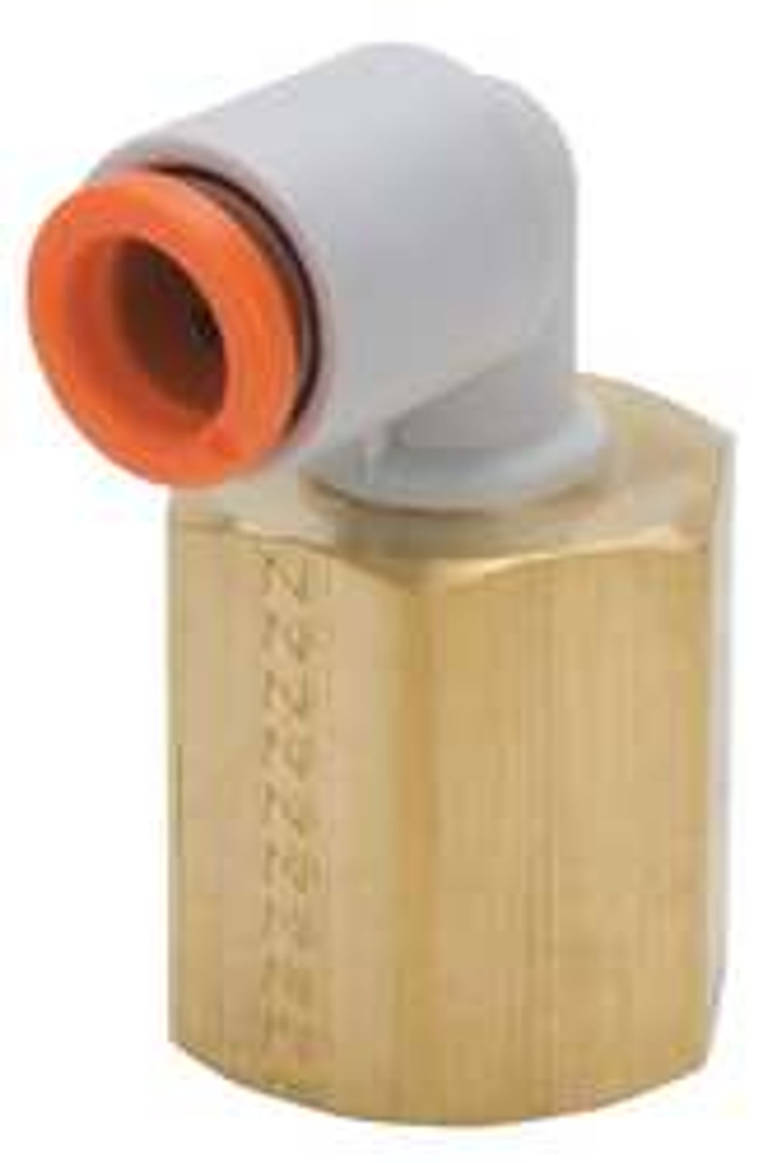 SMC KQ2LF08-02A FEMALE ELBOW 90 DEG 8MM TUBEXFEMALE BSPT