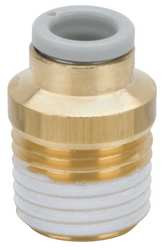 SMC KQ2S11-34AS HEX SOCKET HEAD MALE ADAPTER 3/8 IN.