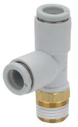 SMC KQ2Y06-02AS MALE RUN TEE 6MM TUBEXMALE BSPT