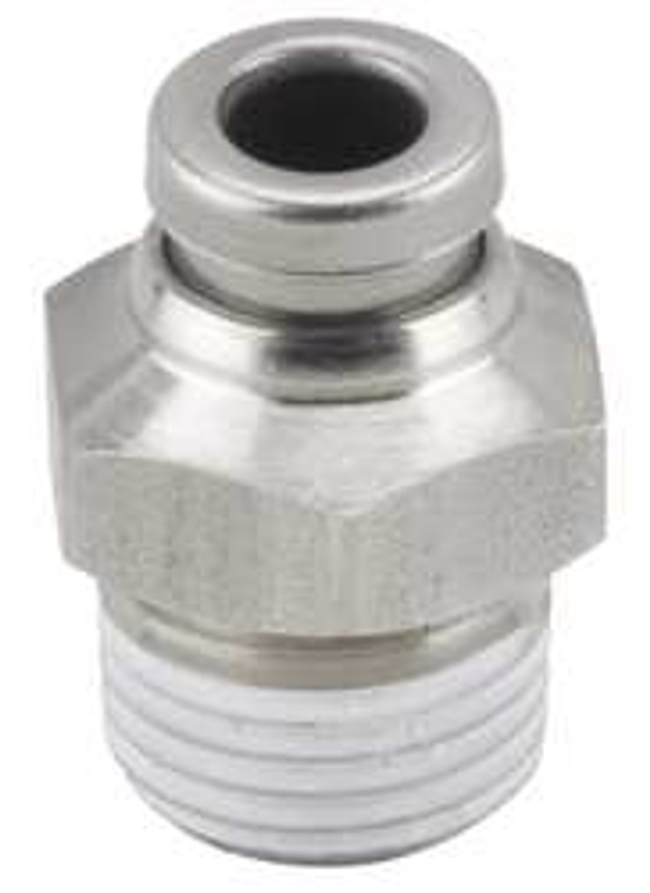 SMC KQG2H03-N01S MALE CONNECTOR 1/8 IN 5/32 OR 4MM 316SS