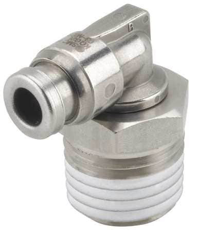 SMC KQG2L08-03S MALE ELBOW THREAD 3/8 IN TUBE 8MM