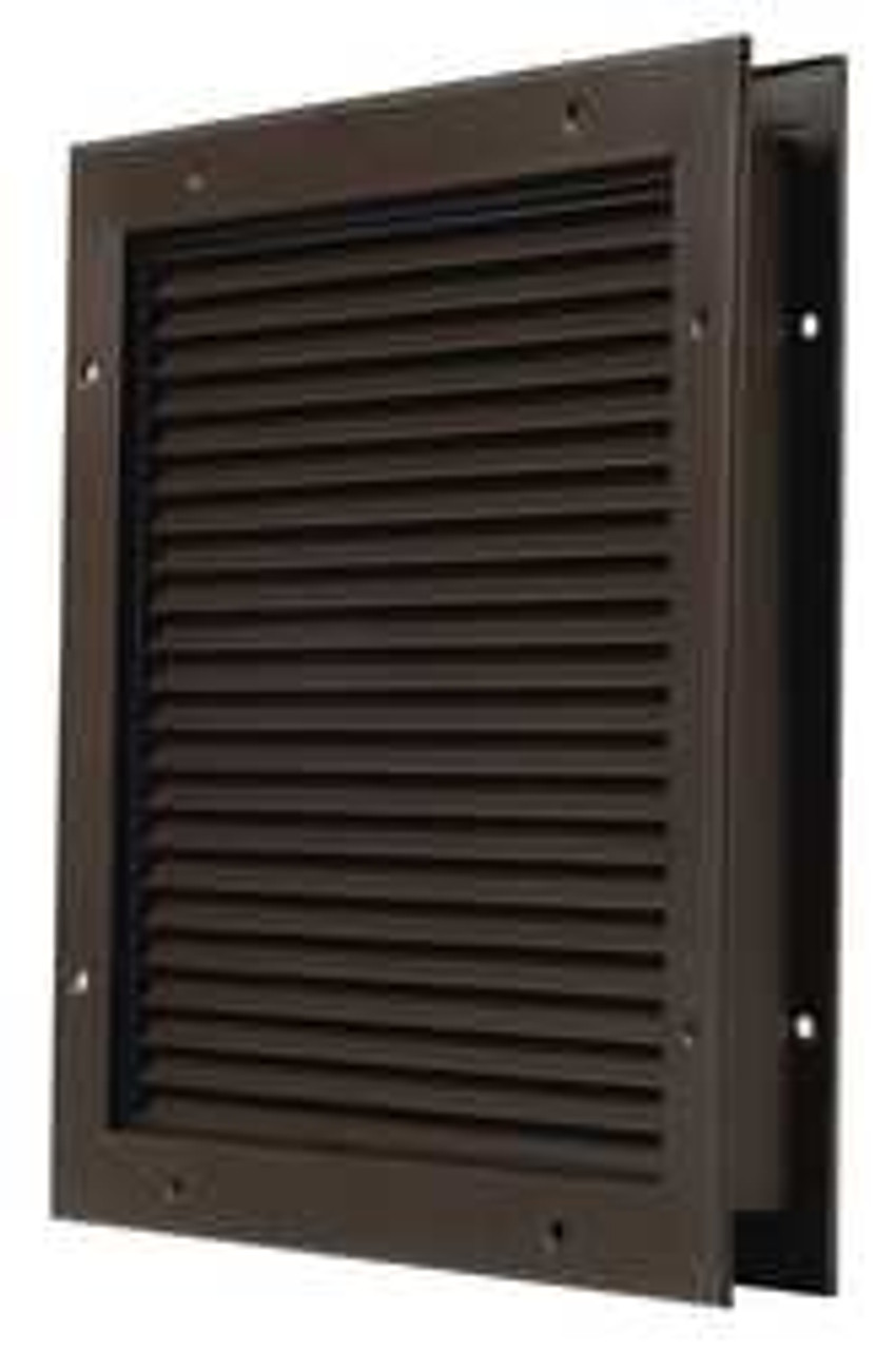 NATIONAL GUARD L-700-BFDKB-12x12 LOUVER NO VISION DK BRONZE 12 X 12