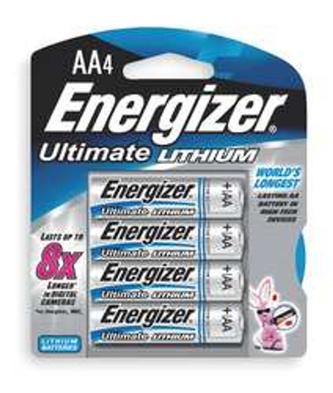 ENERGIZER L91BP-4 BATTERY LITHIUM AA PK 4
