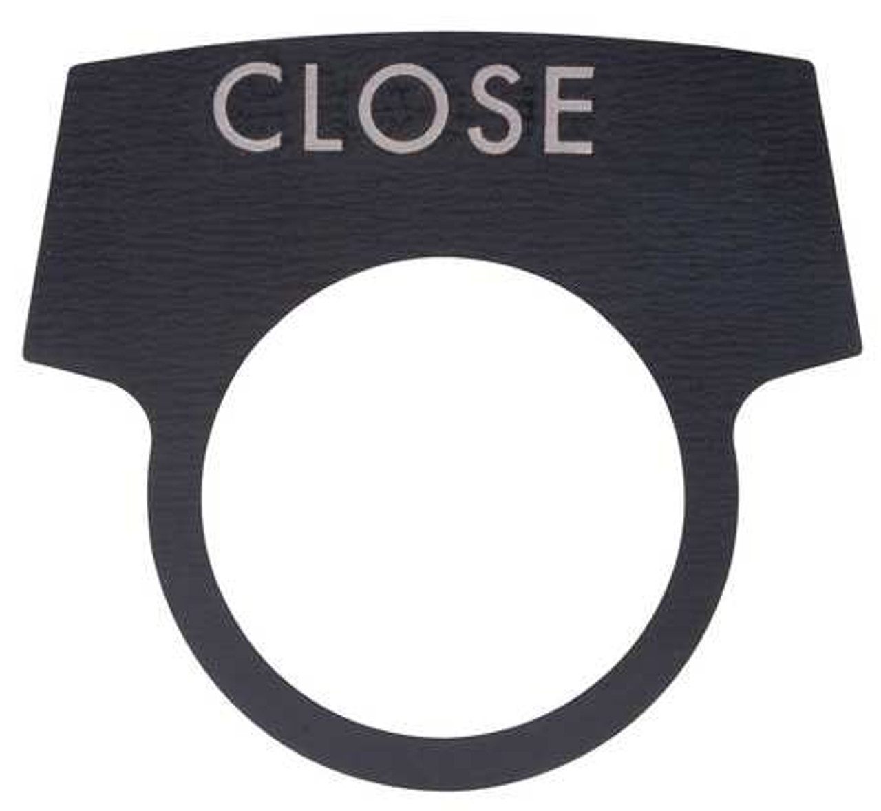 APPLETON ELECTRIC LNPCL0SEQ LEGEND PLATE CLOSE WHITE/BLACK